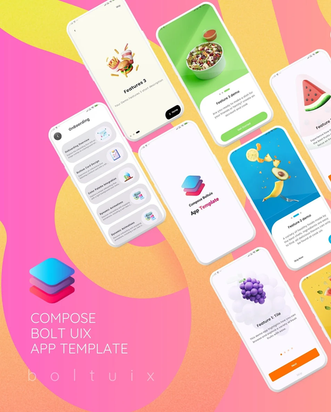 Jetpack Compose Template - عکس برنامه موبایلی اندروید
