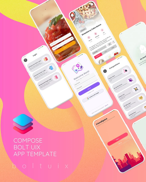 Jetpack Compose Template - عکس برنامه موبایلی اندروید