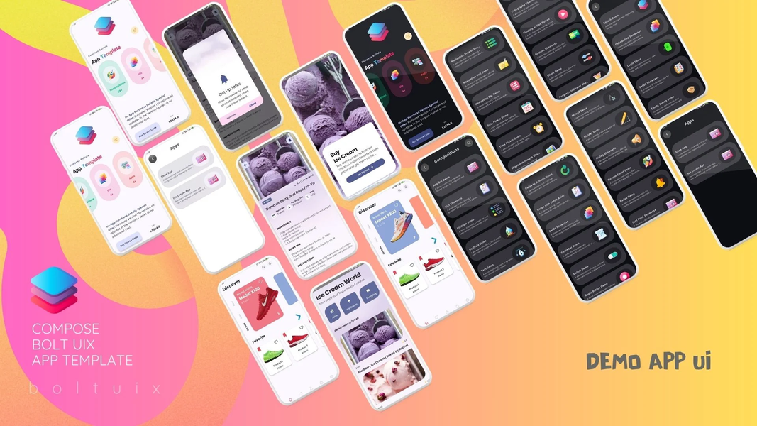Jetpack Compose Template - عکس برنامه موبایلی اندروید
