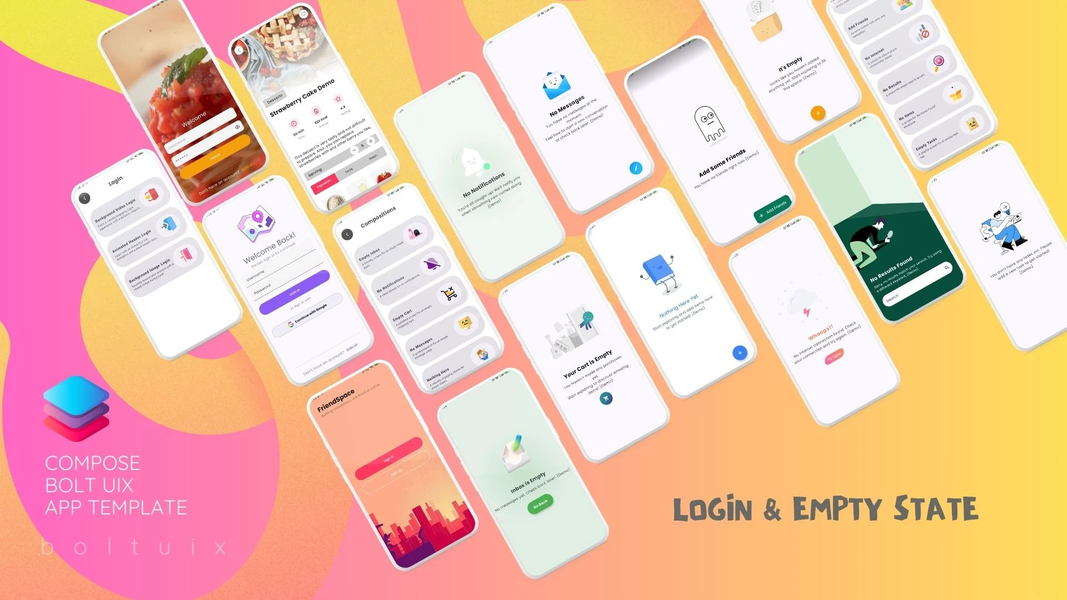 Jetpack Compose Template - عکس برنامه موبایلی اندروید