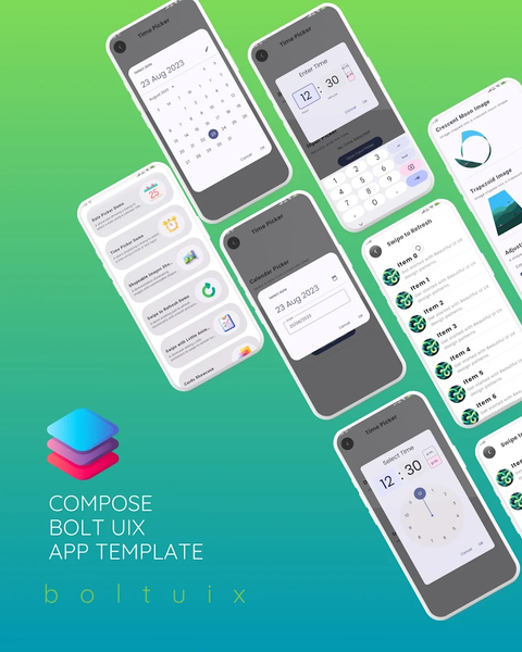 Jetpack Compose Template - عکس برنامه موبایلی اندروید
