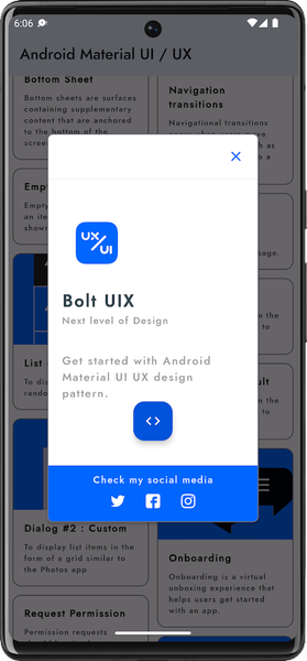 Android Material UI/UX - Image screenshot of android app