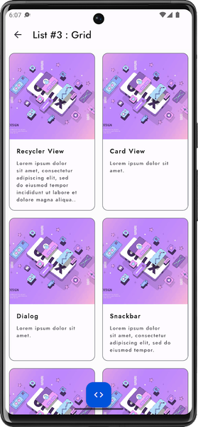 Android Material UI/UX - عکس برنامه موبایلی اندروید
