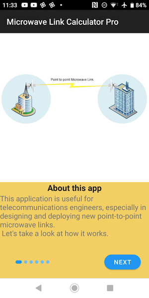 Microwave Link Calculator - عکس برنامه موبایلی اندروید