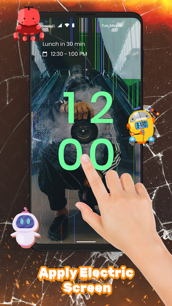 Time Bomb Broken Screen Effect - عکس برنامه موبایلی اندروید