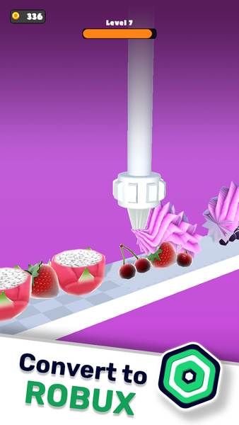 Topping Cream Robux Roblominer - Gameplay image of android game