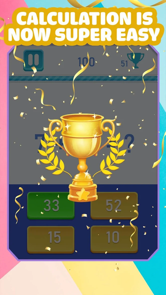 Two players math games online - Image screenshot of android app