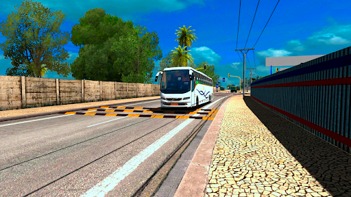 Bus Game Bus Driving Simulator - Gameplay image of android game