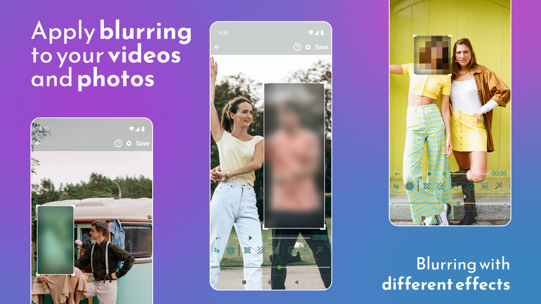 Blur Video and Photo Editor - عکس برنامه موبایلی اندروید