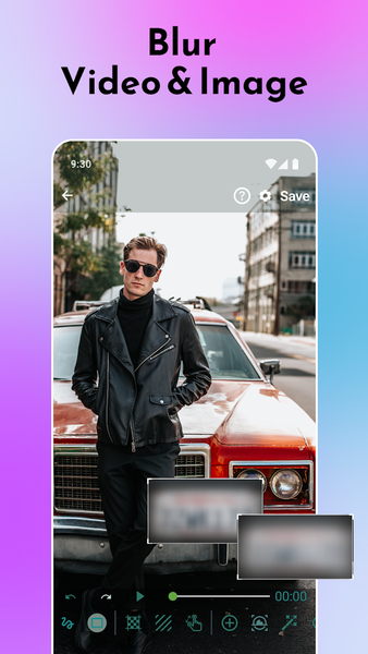 Blur Video and Photo Editor - عکس برنامه موبایلی اندروید