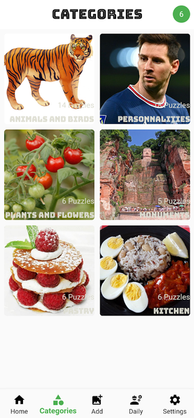 Jigsaw puzzle block 4x4 games - Image screenshot of android app