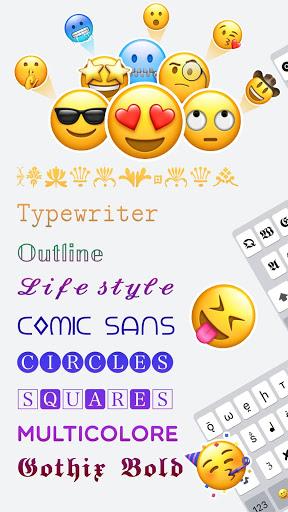 Fonts | emoji keyboard fonts - Image screenshot of android app