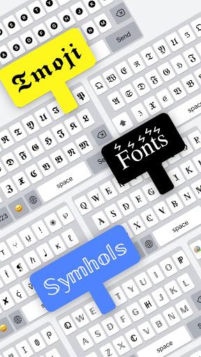 Fonts | emoji keyboard fonts - Image screenshot of android app