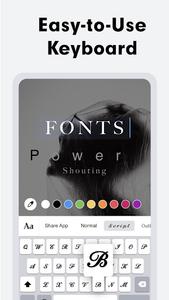 Fonts | emoji keyboard fonts - عکس برنامه موبایلی اندروید