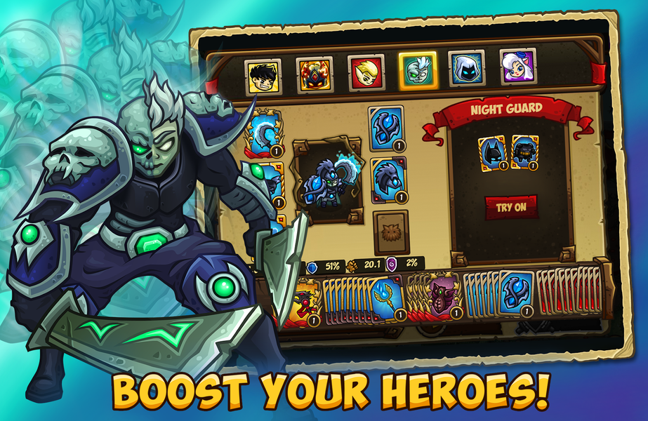 Booblyc TD battles - Realm Tower Defense Game - Gameplay image of android game