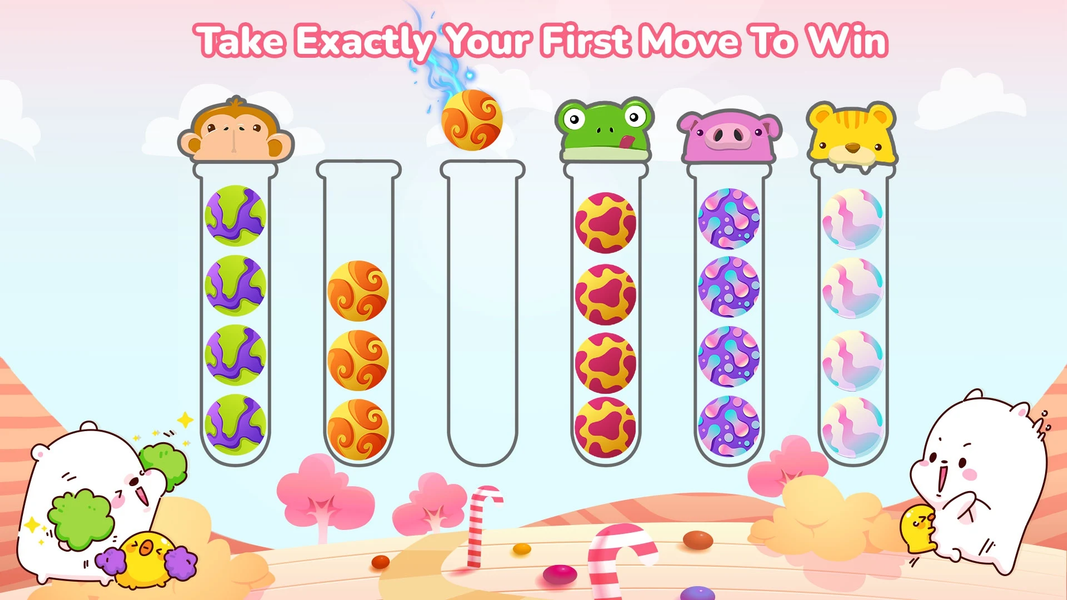 Sort Ball Puzzle - Color Sort - Gameplay image of android game