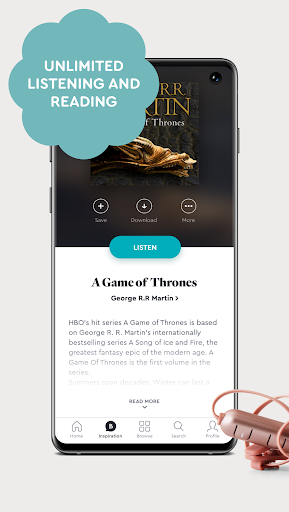 BookBeat Audiobooks & E-books - عکس برنامه موبایلی اندروید