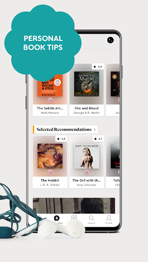 BookBeat Audiobooks & E-books - عکس برنامه موبایلی اندروید
