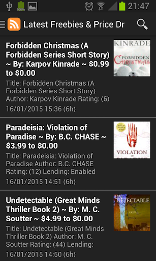 Books for Kindle for Free - Image screenshot of android app