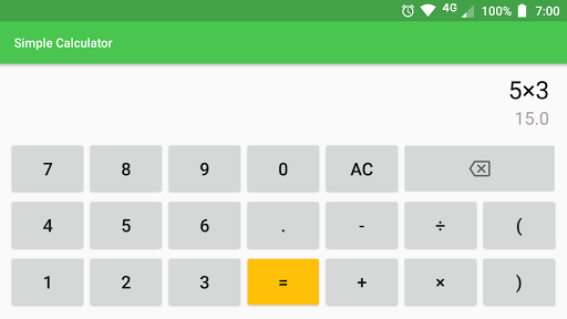 Simple Calculator - Image screenshot of android app