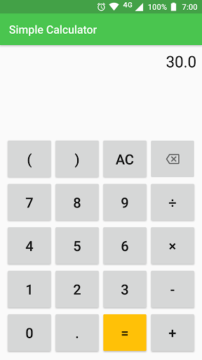 Simple Calculator - عکس برنامه موبایلی اندروید
