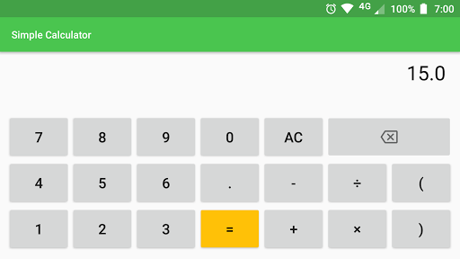 Simple Calculator - Image screenshot of android app