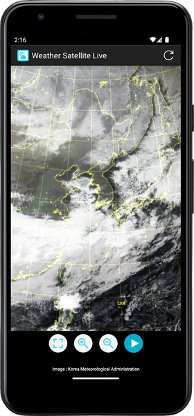 Weather Satellite Live - عکس برنامه موبایلی اندروید