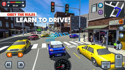 Car Driving School Simulator - Gameplay image of android game