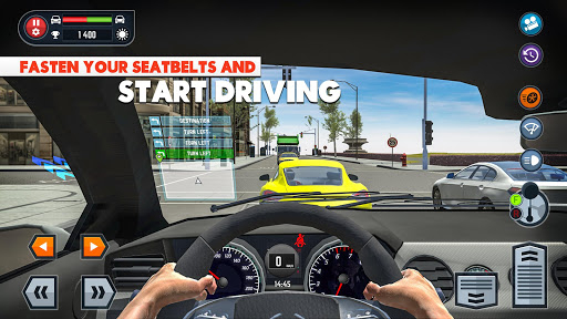 Car Driving School Simulator - Gameplay image of android game
