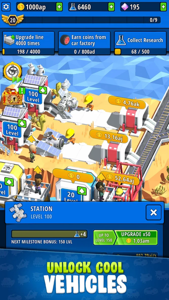 Idle Inventor - Factory Tycoon - عکس بازی موبایلی اندروید