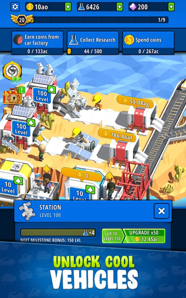 Idle Inventor - Factory Tycoon - عکس بازی موبایلی اندروید