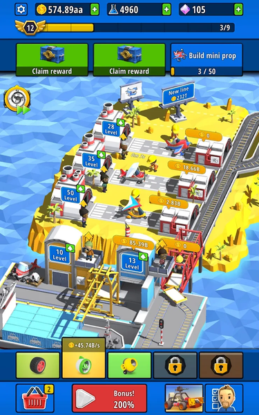 Idle Inventor - Factory Tycoon - عکس بازی موبایلی اندروید