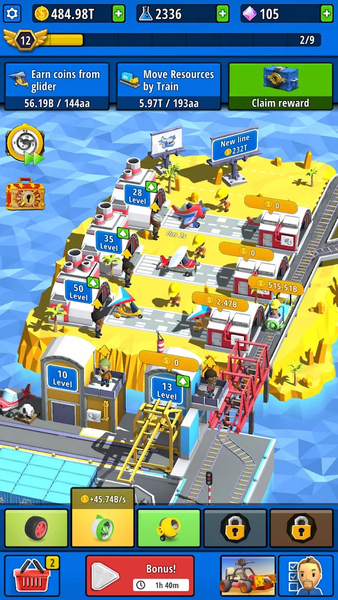 Idle Inventor - Factory Tycoon - عکس بازی موبایلی اندروید