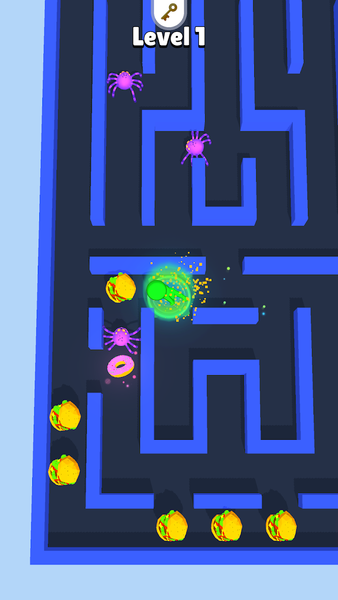 Food Maze - Gameplay image of android game