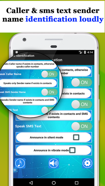 Incoming Caller Name Announcer - Image screenshot of android app