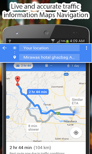 GPS Route Finder Maps - Image screenshot of android app