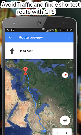GPS Route Finder Maps - عکس برنامه موبایلی اندروید