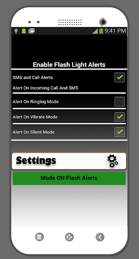 Flash Alert - Image screenshot of android app