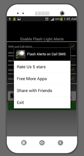 Flashlight Alert – Call SMS - عکس برنامه موبایلی اندروید