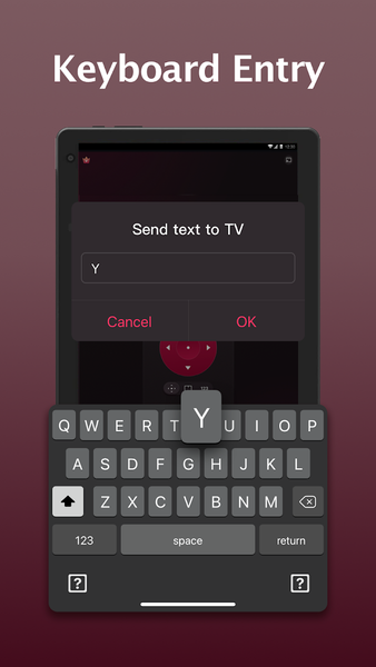 Remote for LG ThinG TV & webOS - Image screenshot of android app
