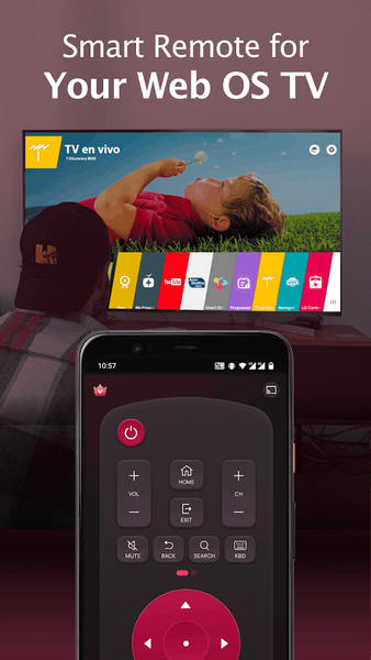 Remote for LG ThinG TV & webOS - عکس برنامه موبایلی اندروید