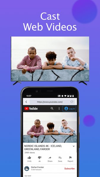 Remote for Smart Samsung TV - Image screenshot of android app