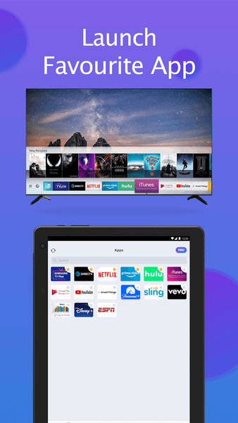 Remote for Smart Samsung TV - Image screenshot of android app