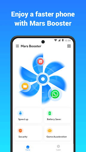 Mars Booster: Booster, Clean - Image screenshot of android app