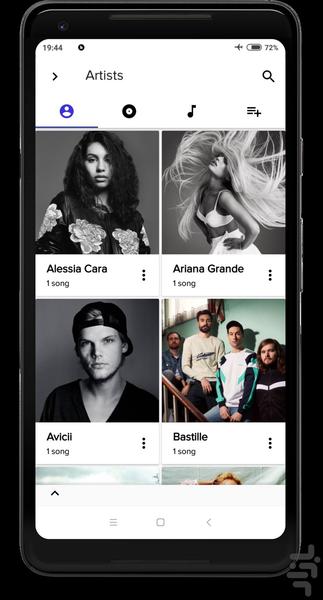 ‌‌Bop Music Player - Image screenshot of android app