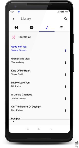 Bop Music Player - عکس برنامه موبایلی اندروید