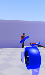 Tape Thrower - Stickers Gun - Gameplay image of android game
