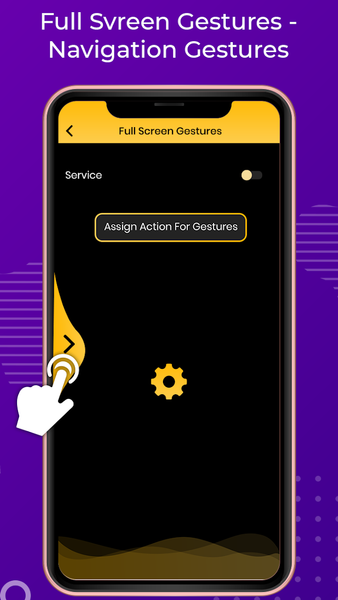 Screen Gestures - Navigation - عکس برنامه موبایلی اندروید
