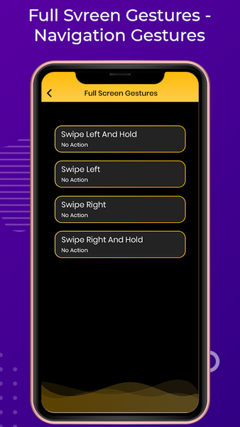 Screen Gestures - Navigation - عکس برنامه موبایلی اندروید
