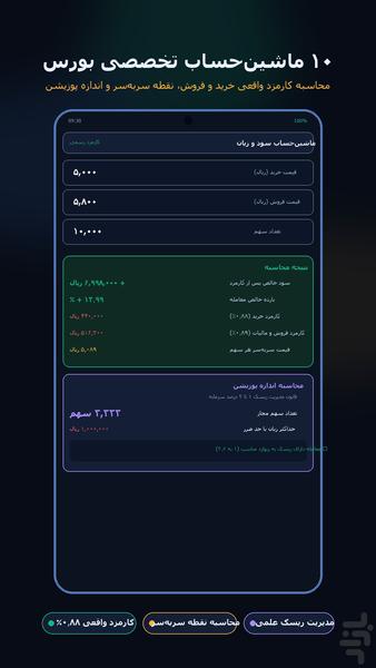 دستیار بورس - عکس برنامه موبایلی اندروید